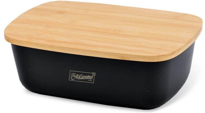 MAESTRO MR-1776-BLACK Brotkasten