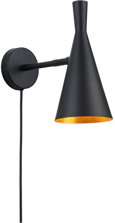 Schwenkbare Skandi Wandleuchte mit Kabel und Stecker E27