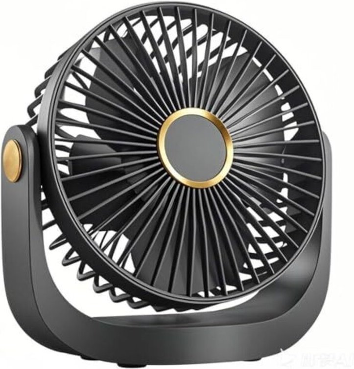 Tale Fa Gate mit Nachtlicht, 4000 mAh USB-Akku, 5 Steckplätze und 360°-Drehung, ultraleiser Mii Fa für Schlafzimmer, Bür...