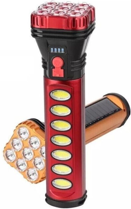 Trade Shop Traesio - Trade Shop - lampada torcia portatile led recaricabi mit solare pannello 18W HB-707-1 change -