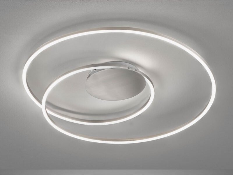 Led Deckenleuchte holy Silber, dimmbar & Tageslicht, ø 68cm