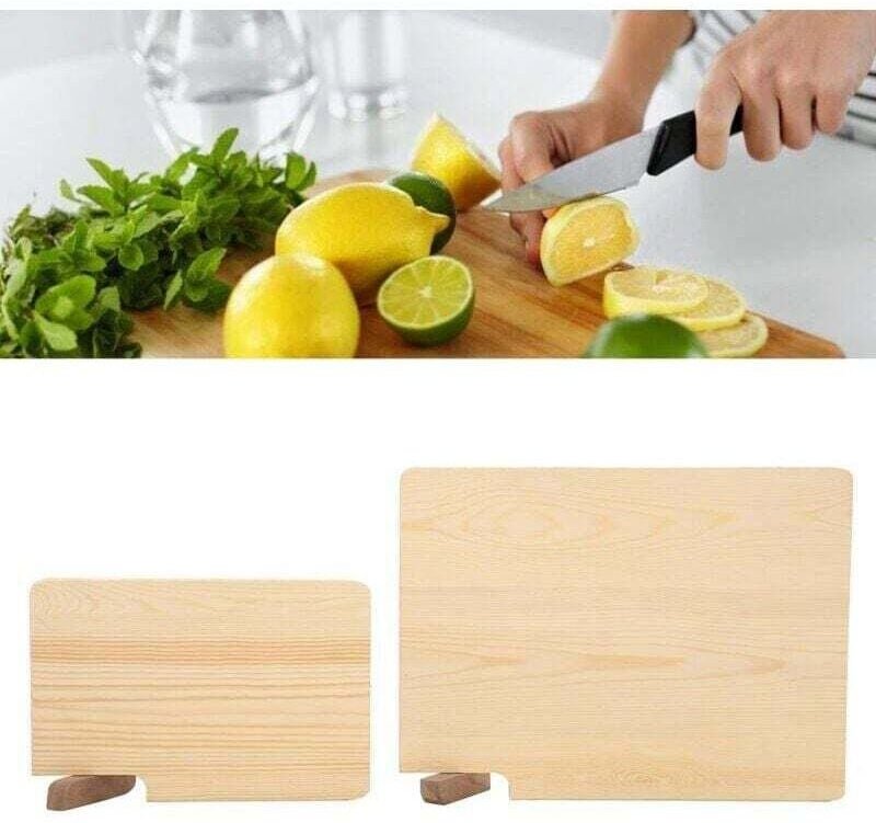 Schneidebrett aus Bambus, Set aus farbenfrohen Holzschneidebrettern, antibakterielle Oberfläche, perfekt zum Schneiden v...