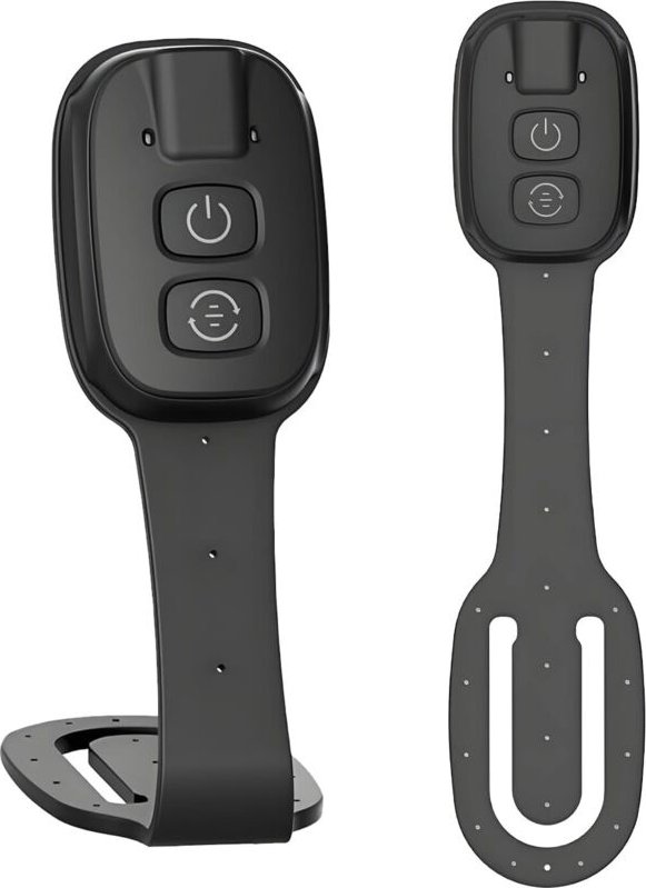 Set mit 2 wiederaufladbaren Klemm-Leselampen mit 7 LEDs, einstellbarer Helligkeit, 3 Farbtemperaturen, kompakt und tragb...