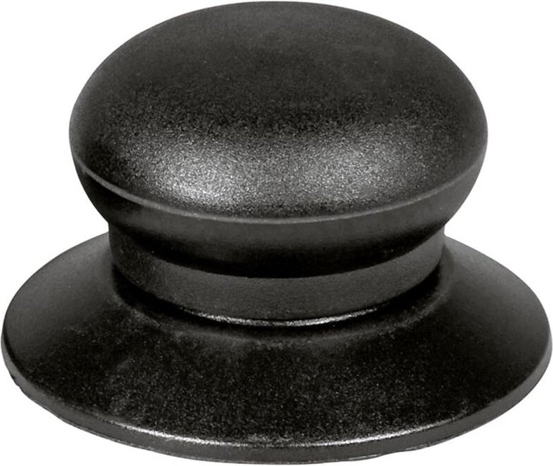 Deckelknopf Thermoplast bis 90°C mit Schraube und Unterlegscheibe