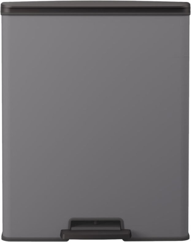 Curver Decobin Treteimer, 65 l, kühles Grau