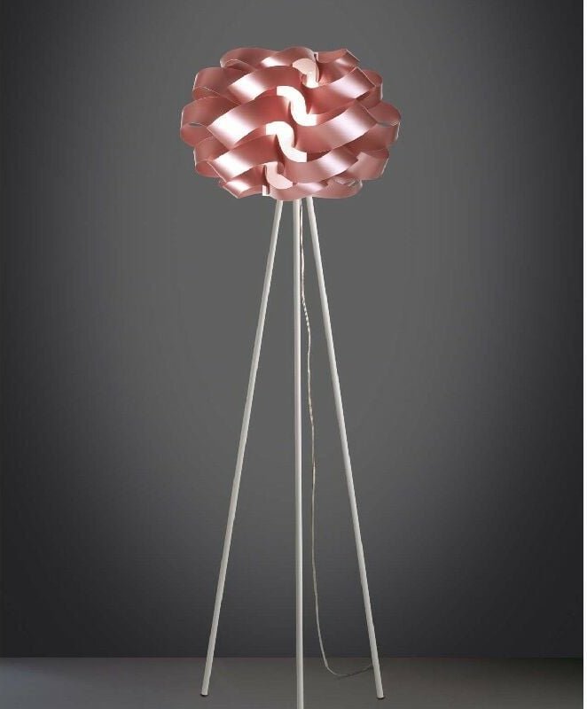 Linea Zero - cloud Rosa dreibeinige Stehlampe Durchmesser 50x H160 cm