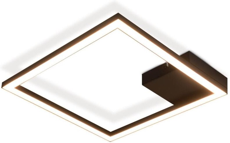 Deckenleuchte led Deckenlampe Schlafzimmer - Schlafzimmerlampe Schwarz Wohnzimmerlampe Modern Küchenlampe 12W 3000K Warm...