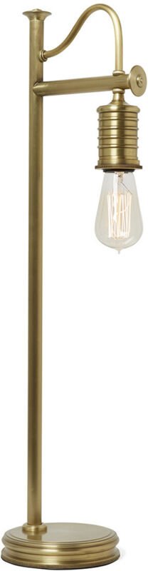 Tischleuchte Beistelllampe Wohnzimmerleuchte Stahl Messing H 68,6 cm
