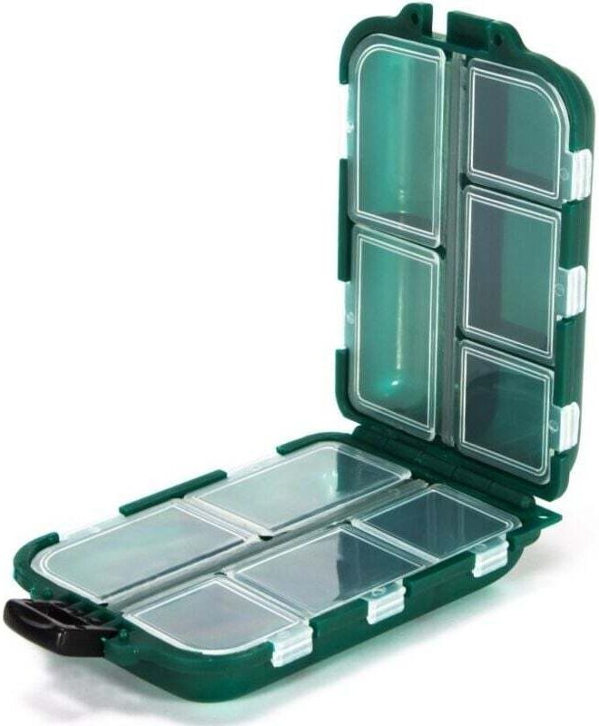 Tragbare Pillendose, Pillendose mit 10 Fächern, Pillendose aus Kunststoff, Pillenetui, Pillendose für den täglichen Gebr...