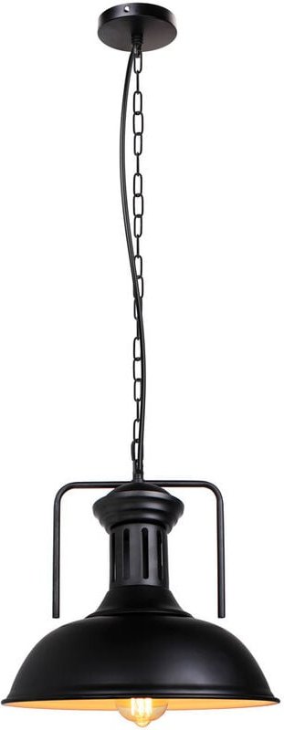 E27 Pendelleuchte Retro Industrielle Hängelampe 33CM Deckenleuchte Metall Pendelleuchte 1 Stücke Schwarz und Weiß