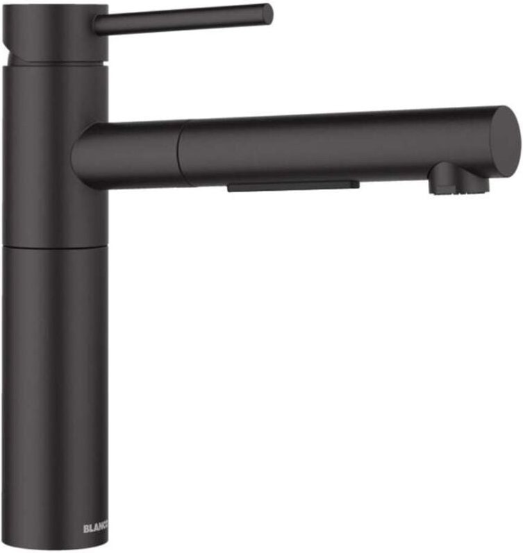 Blanco - Alta ii - Spültischarmatur mit herausziehbarer Brause, schwarz 527545