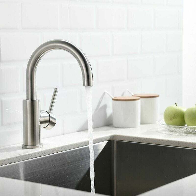 Rubinetto per bagno, rubinetto per lavandino girevole a 360°, miscelatore per lavandino con beccuccio alto, rubinetto pe...