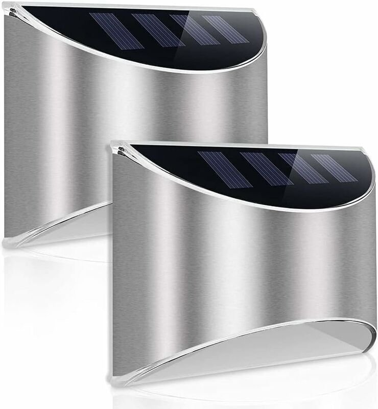 Lampe,Solaire,Extérieur,2,Pack,LED,Lumière,Eclairage,Sans,Fil