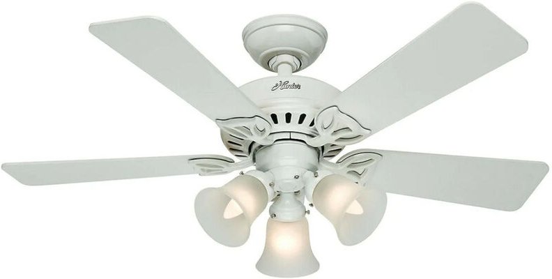 Deckenventilator Beacon Hill 107 cm Weiß mit Licht