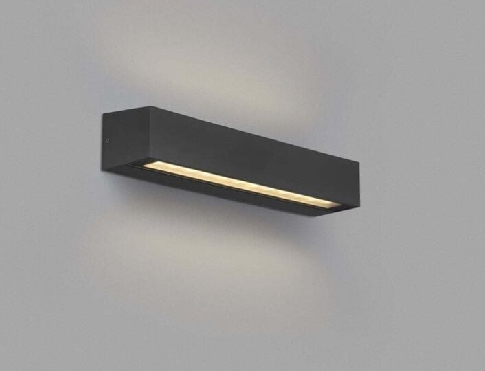 Tabei Außenwandleuchte dunkelgrau 20w