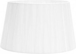 Fabrilamp - 157511501 Laura Lampenschirm E27 Weiß 15dx12dx13h Offen Konisch