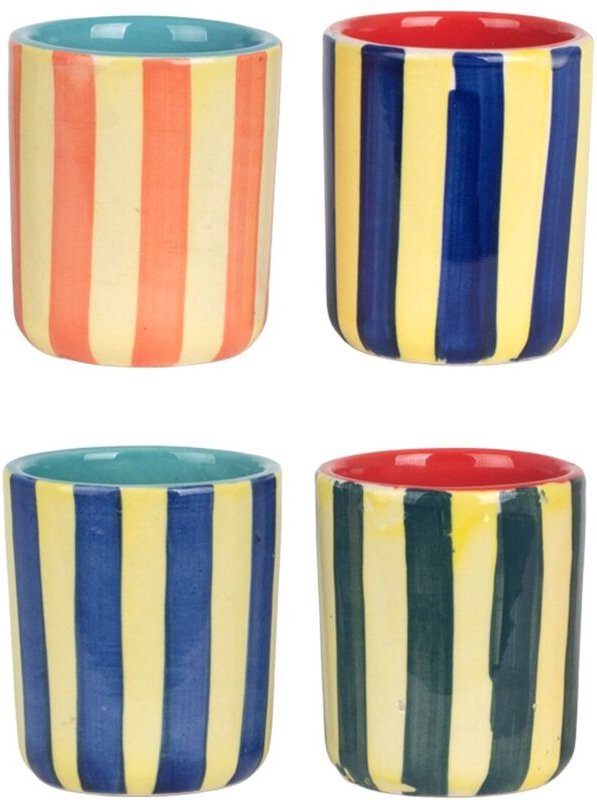 Moderne Keramikbecher für Heiß- und Kaltgetränke, 2er-Set, elegantes und langlebiges Design, ideal für zu Hause