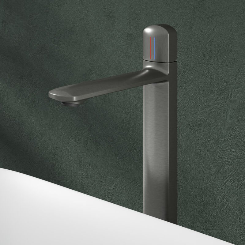 Mai & Mai Armatur Bad Wasserhahn Badezimmer Waschtischarmatur Einhebelmischer Mischbatterie Bad aus Messing mit Wassersp...