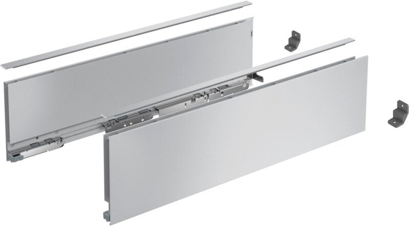 Hettich - AvanTech you Set Zarge Höhe 139 mm, nl 300 mm, silber o. Frontbef.