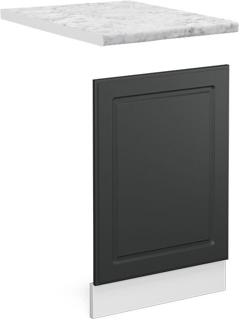 Vicco - Frontblende R-Line, Anthrazit Landhaus, 45 cm , ap Marmor