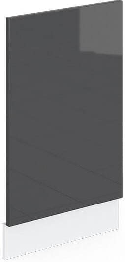 Frontblende R-Line, Anthrazit Hochglanz, 45 cm ohne Arbeitsplatte Vicco