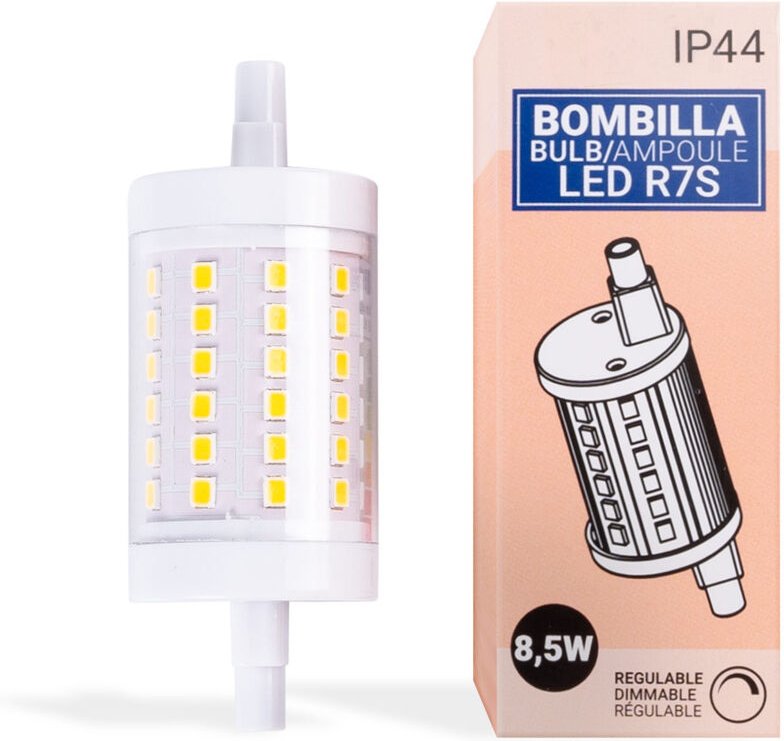 Led Stablampe R7s 78mm - Dimmbar - 1100 lm - 8,5W