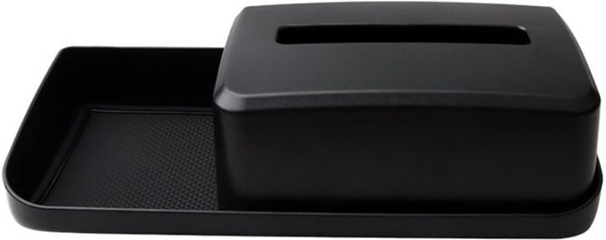 Tlily - Für Atto 3 Yuan Plus 2022 2023 Auto-Navigationsbildschirm, hintere Ablage, versteckte Tissue-Box-Organizer