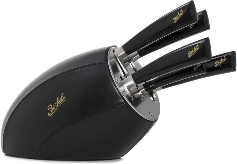 Berkel Block Sense Black + Set mit 5 Elegance Black Messern