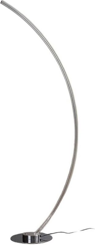 Led Stehlampe (Bogenleuchte) 'Amaro' aus Metall dimmbar mit Fernbedienung für Wohnzimmer & Esszimmer von Lindby