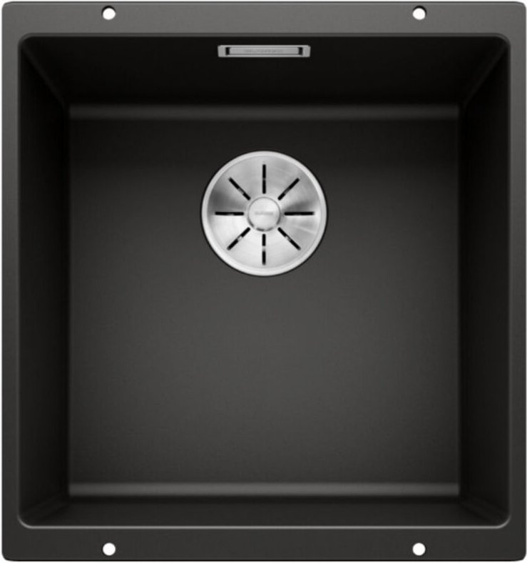 Subline 400 - Silgranitspüle, 43x46 cm, InFino, Schwarz 525990 - Blanco