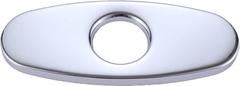 5,5-Zoll-Lochabdeckung, Edelstahl-Spülbeckenabdeckung für Badezimmer- oder Küchenspülenarmaturen, 1- oder 3-Loch-Mischba...