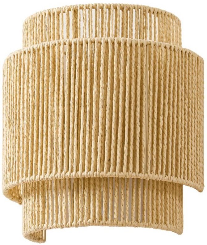 Wandleuchte, Wandlampe Innen "Anuva" aus Papier für Wohnzimmer & Esszimmer von Lindby