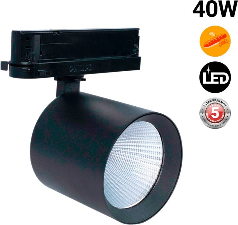 Led 3-Phasen-Schienenstrahler 40W - Bäckereien - Philips