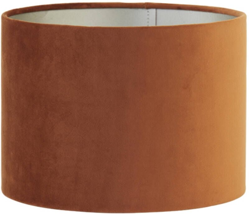 Lampenschirm - Velours - oranje - textil - ø - Light&living