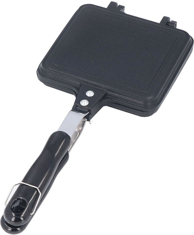 Thumbnail - Akozon Abnehmbare Platte - Doppelseitige Antihaft-Bratpfanne mit flachem Boden für das Kochen im Freien - Kompatibel mit...