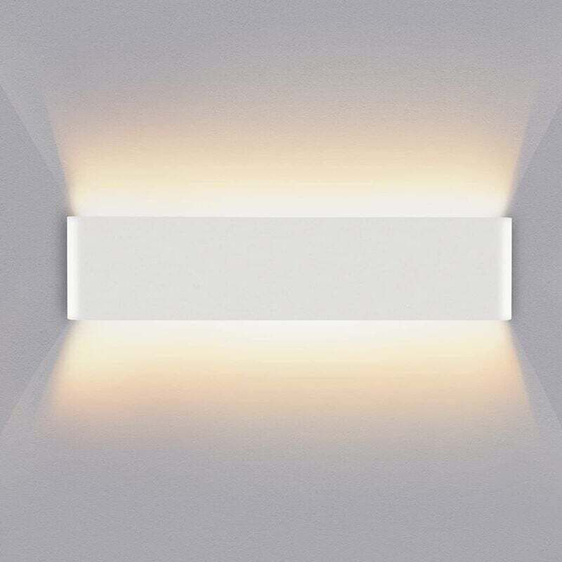 Applique Murale Interieur 18W 30CM Haut et Bas Luminaires Intérieur Aluminium Décorer/Moderne Applique Murale Blanc Chau...