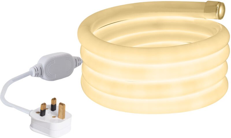LED-Streifen Neon Dimmbar 220V Neutralweiß Rund 360° 9W/m Schnitt 100cm IP67 nach Maß 25 m