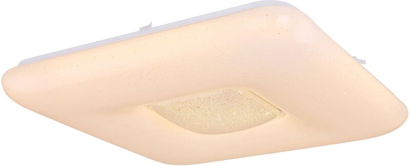 Globo - Smart Deckenleuchte mit Fernbedienung Deckenlampe Sterneneffekt dimmbar Tageslichtleuchte Kristalle, App Sprachs...