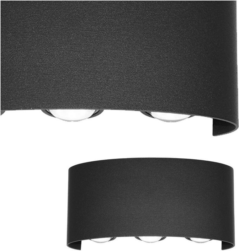 Italux - Ortelo Moderne Outdoor Up Down Wandleuchte led,