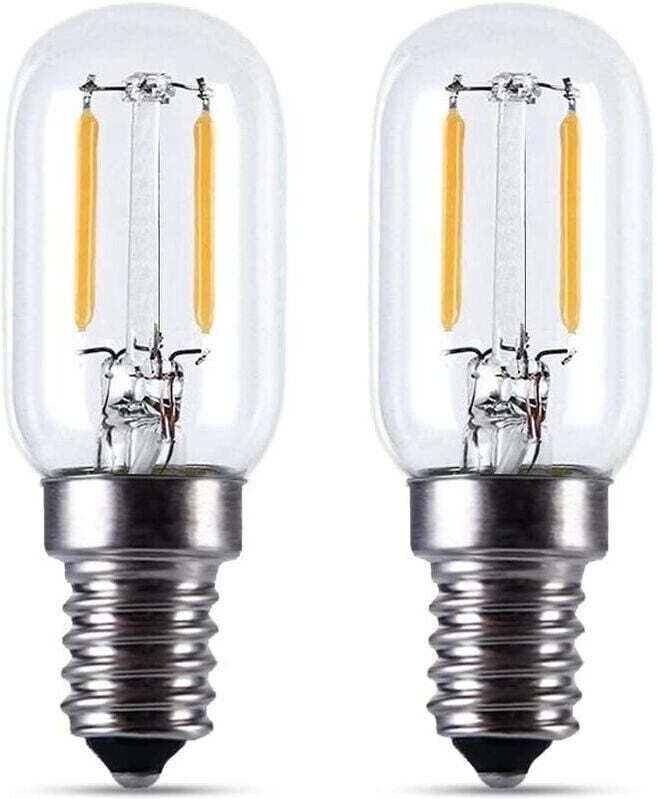 Stück E14 LED-Lampen – 2-W-LED-Kühlschranklampen, T22, 200 lm, entspricht einer 15-W-Glühbirne, warmweiß (2700 K), 230 V...