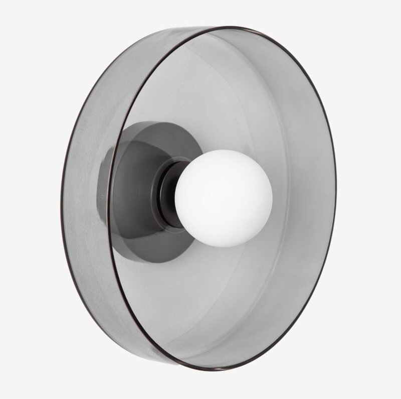 Sklum - Jaxal Wandleuchte Schwarz Ø35 cm