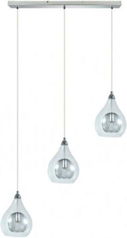 Fabrilamp - Hängeleuchte lhasa 3xg9 chrom regx65x65 cm