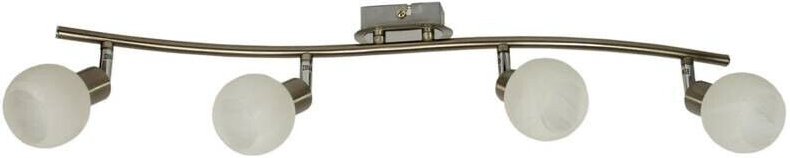 Candellux ALABASTER 94-07162 silberne Deckenleuchte