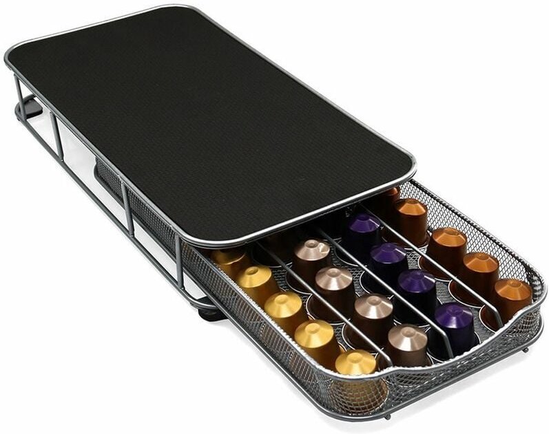 Kapselschublade – Kaffeekapselhalter – Fassungsvermögen: 40 Kapseln – Geeignet für Zuhause und Büro