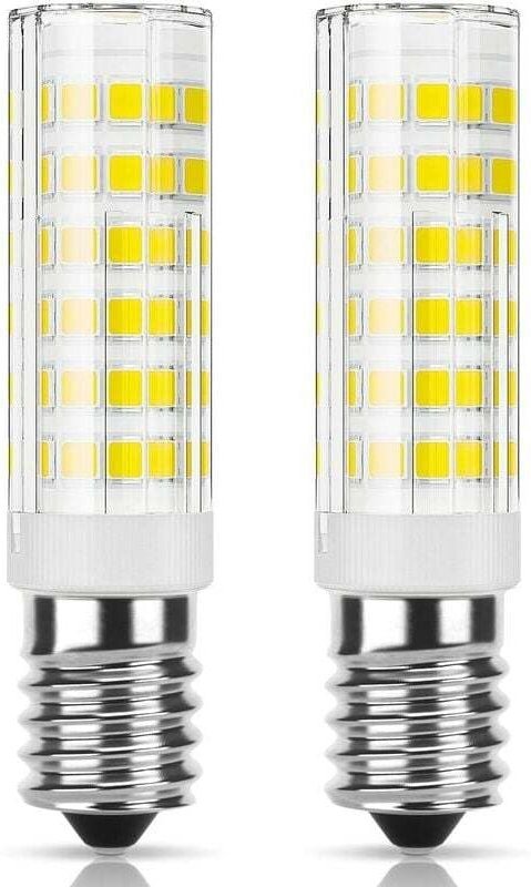 YMYNY LED E14 Dunstabzugshaubenleuchte, 7 W Halogen-Äquivalent, 76 LEDs, 220 V–240 V, Kaltweiß, kleine Glühbirne mit Sch...
