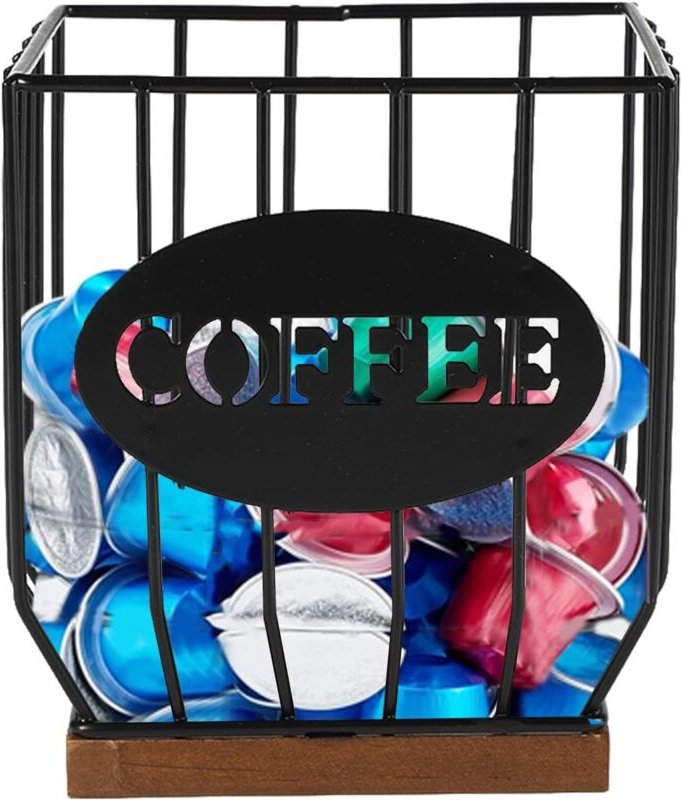 Kaffeekapselhalter, Kaffeekapselbox, Kaffeekapselspender, Kaffeekapsel-Organizer für die Arbeitsplatte
