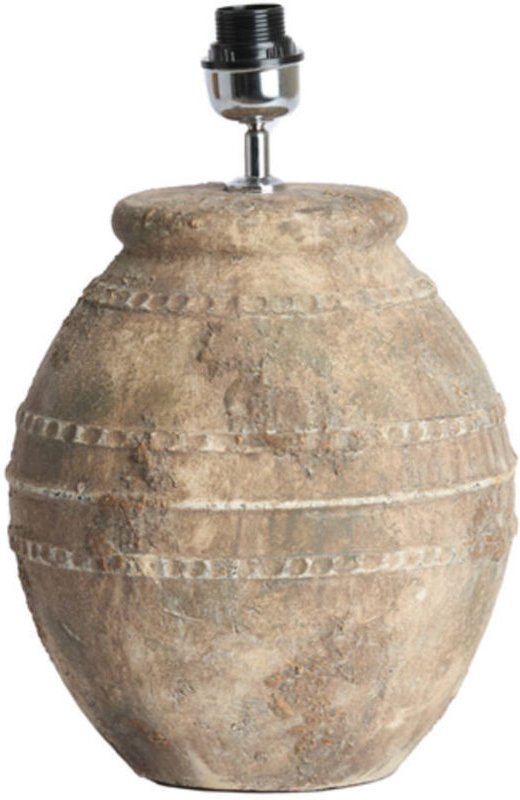 Light & Living - tischlampe - VENTURA - braun - keramik -