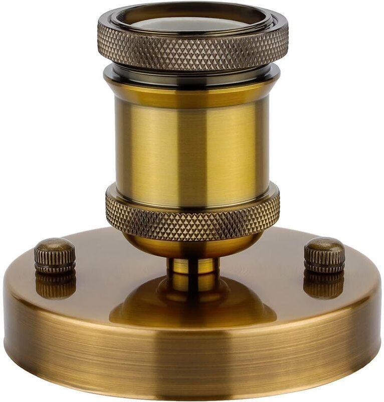 Edison E27 Lampenfassung, Vintage-Adapter, Retro-Sockel, Keramik, kabellos, Kronleuchter innen, 1 Packung, Vintage-Messi...