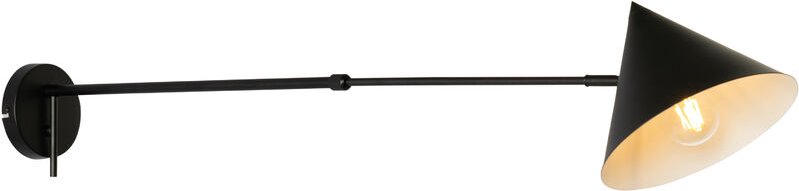 Design-Wandleuchte schwarz verstellbar - Triangolo