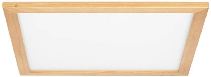 Lucande - led Deckenleuchte 'Joren' aus Holz dimmbar mit Fernbedienung für Wohnzimmer & Esszimmer von